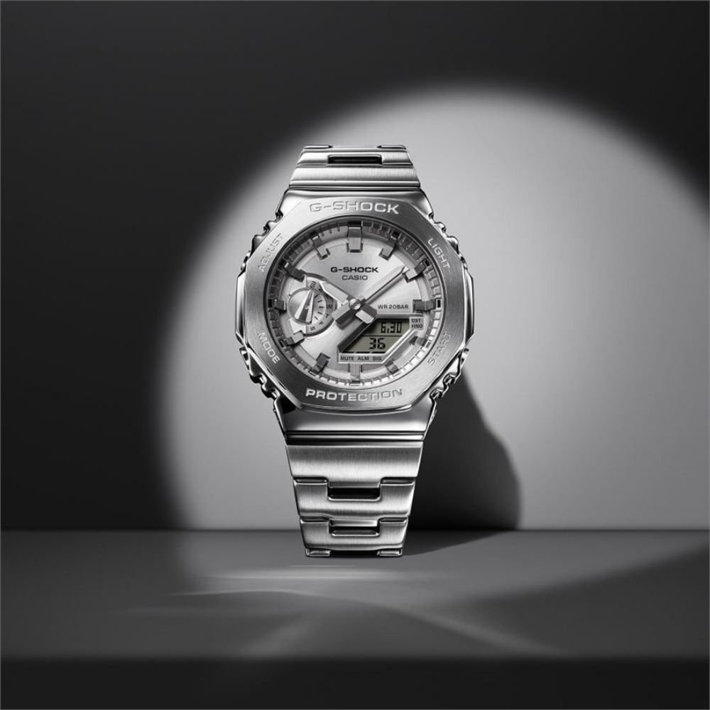 GM-2110D-7ADR Casio G-Shock G-Steel Erkek Kol Saati GM-2110D-7ADR