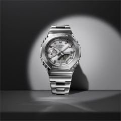 GM-2110D-7ADR Casio G-Shock G-Steel Erkek Kol Saati GM-2110D-7ADR