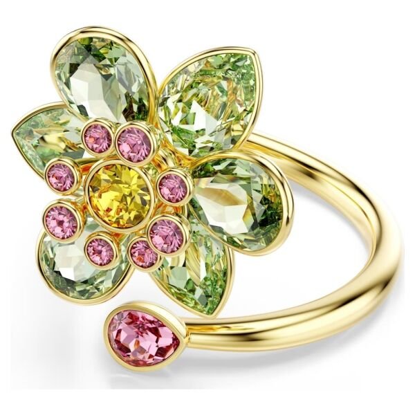5720297 Swarovski Yüzük Idyllıa:Rıng Green Mul/Gos 55 5720297
