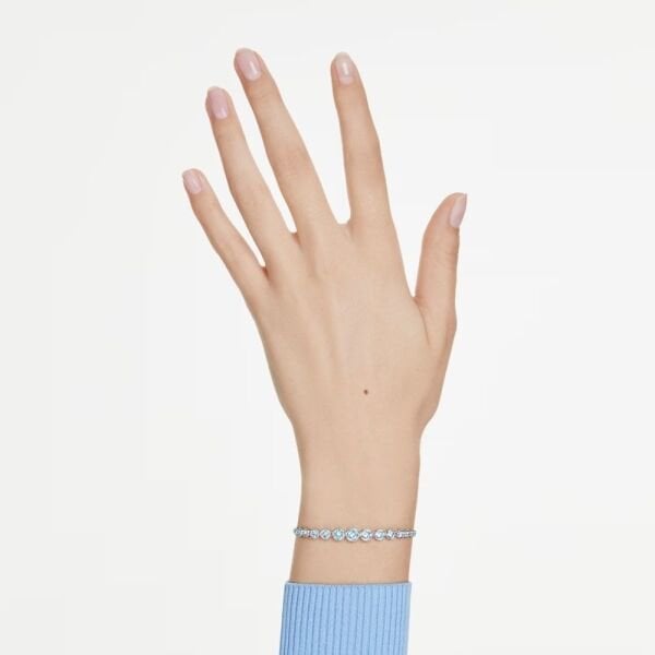 5719282 Swarovski Bilezik Imber:Bracelet Aqblu/Rhs M 5719282