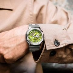 GM-2110D-3ADR Casio G-Shock G-Steel Erkek Kol Saati GM-2110D-3ADR