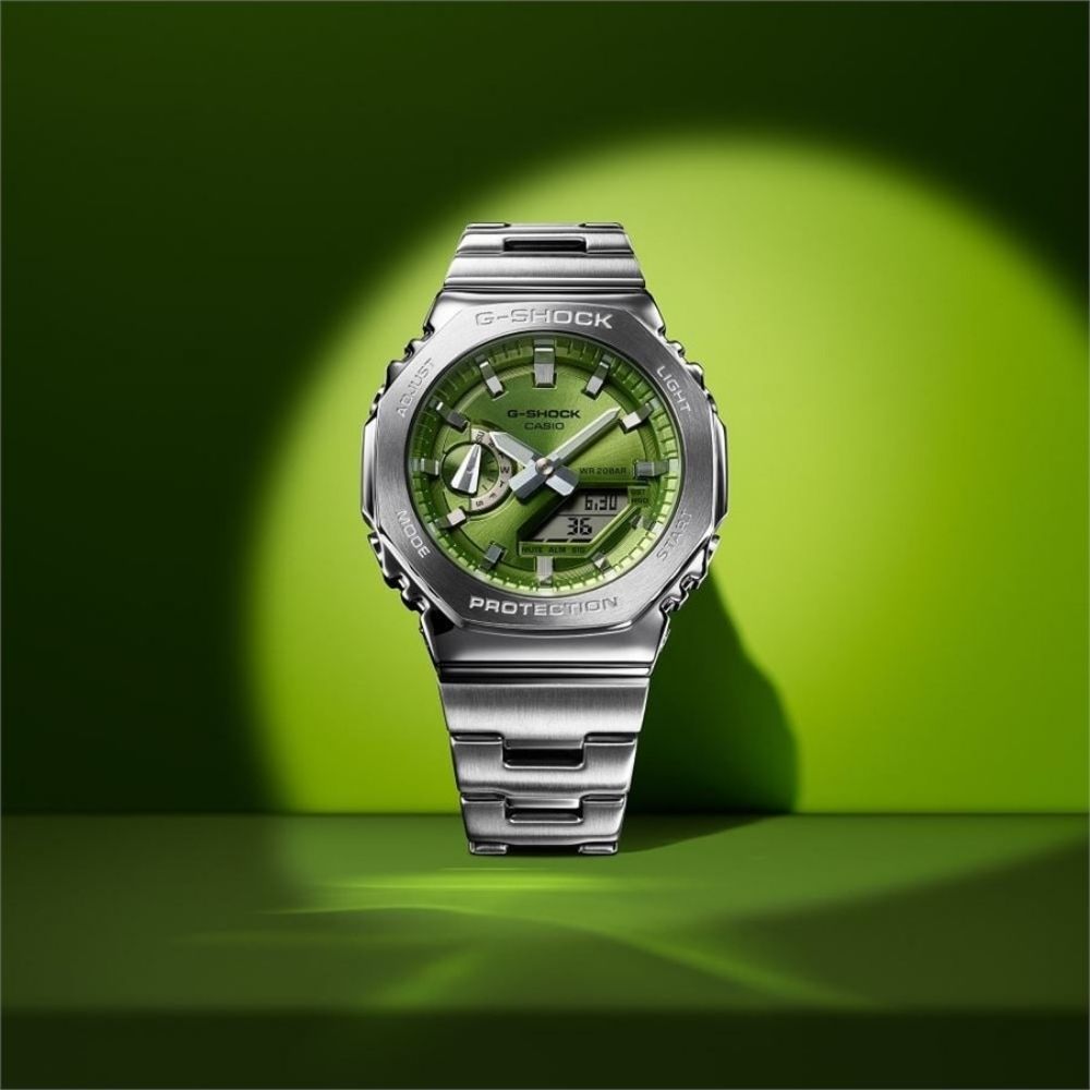 GM-2110D-3ADR Casio G-Shock G-Steel Erkek Kol Saati GM-2110D-3ADR