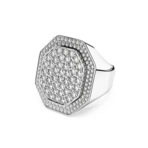 5651382 Swarovski Yüzük Dextera:Ring Signet Cre/Rhs 60 5651382