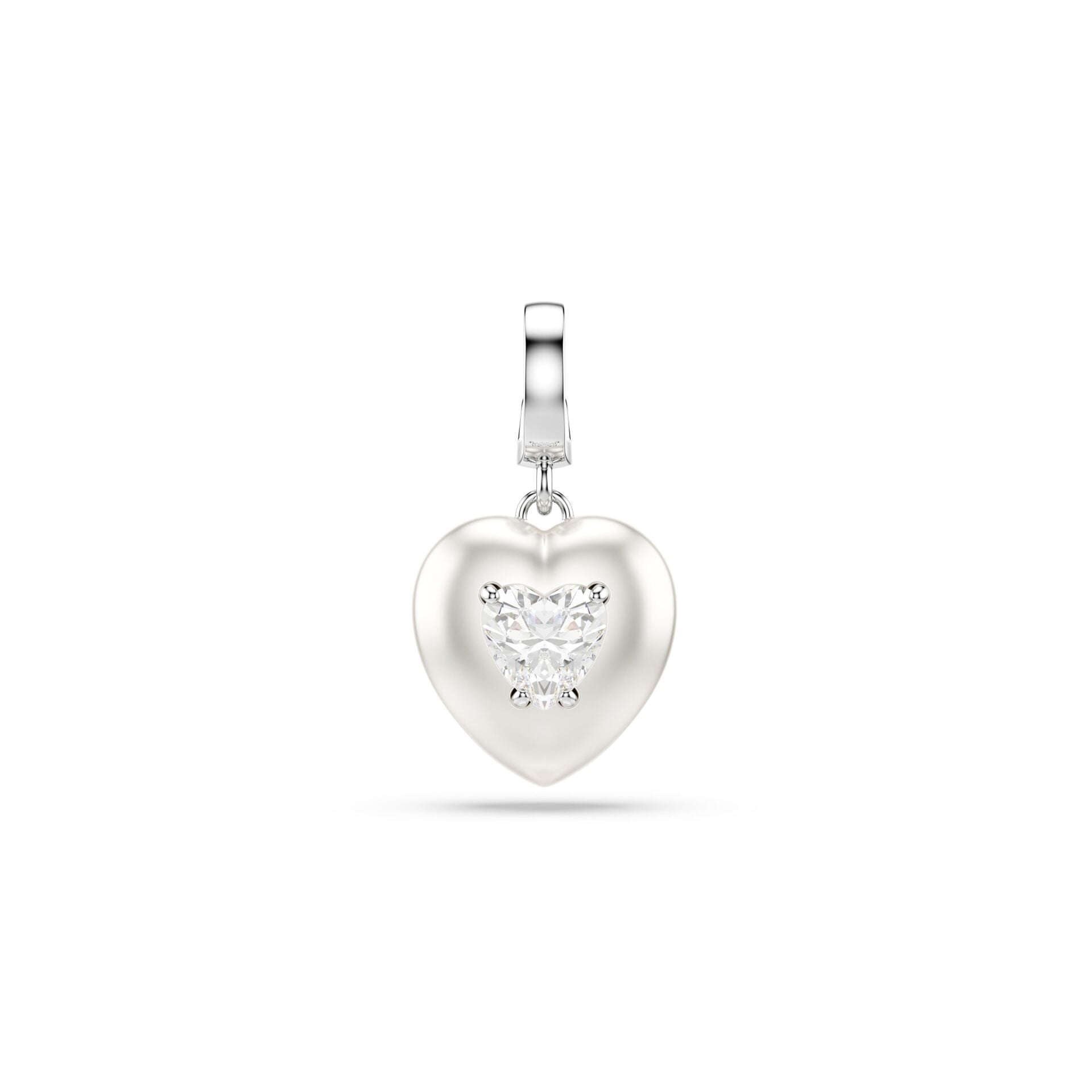 5742960 Swarovski Charm Idyllıa:Charm Heart Whıte/Rhs
