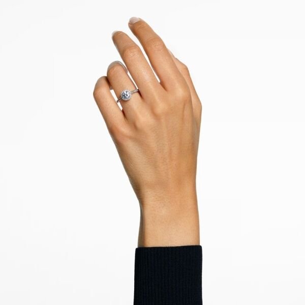 5717929 Swarovski Yüzük Re Una:Rıng Rnd Angelıc Whıte/Rhs 55 5717929
