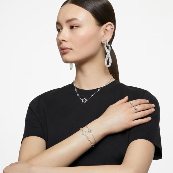 5717927 Swarovski Yüzük Re Una:Rıng Rnd Angelıc Whıte/Rhs 50 5717927