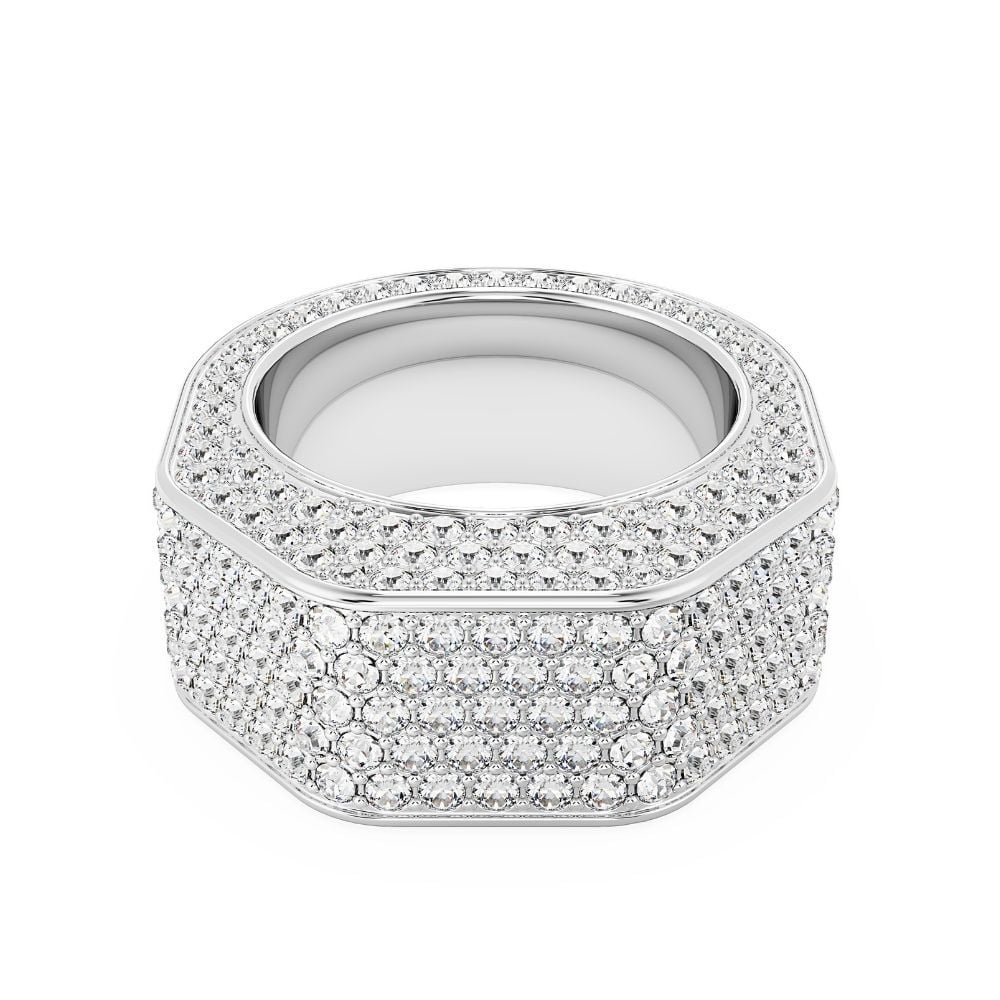 5651364 Swarovski Yüzük Dextera:Ring Oct Full Pave Cre/Rhs 60 5651364