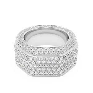 5651364 Swarovski Yüzük Dextera:Ring Oct Full Pave Cre/Rhs 60 5651364