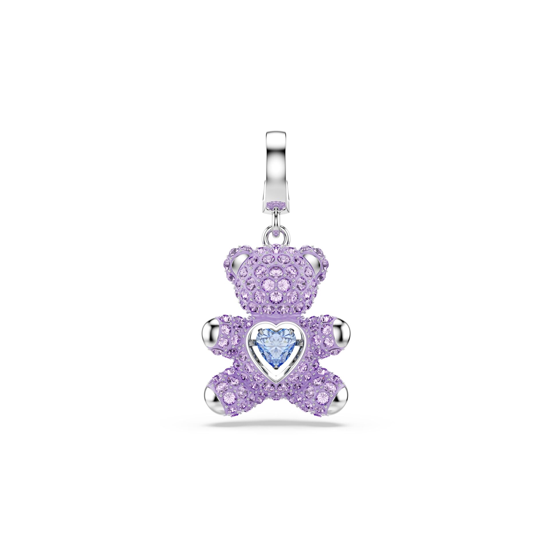 5745610 Swarovski Charm Idyllıa:Charm Teddy Vıol/Rhs