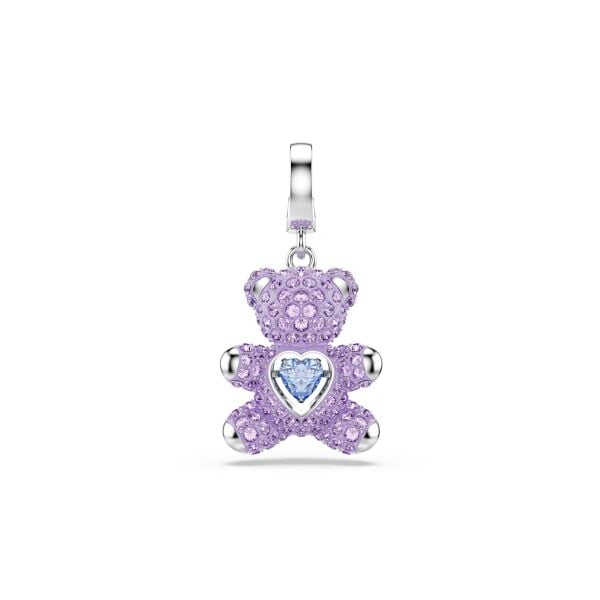 5745610 Swarovski Charm Idyllıa:Charm Teddy Vıol/Rhs