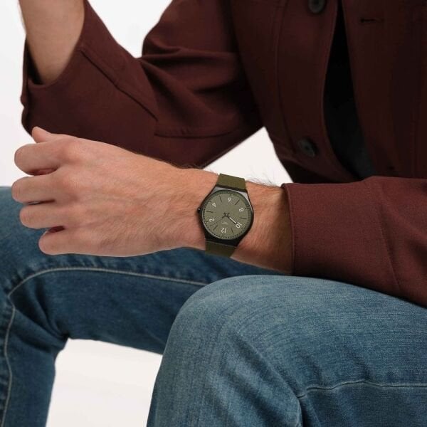 SS07B115 Swatch Hint Of Pine Erkek Kol Saati