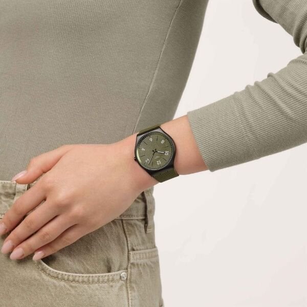 SS07B115 Swatch Hint Of Pine Erkek Kol Saati