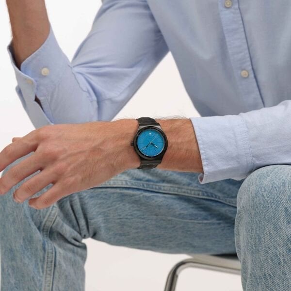 YIB408 Swatch Blackcloak Mechanisim Erkek Kol Saati