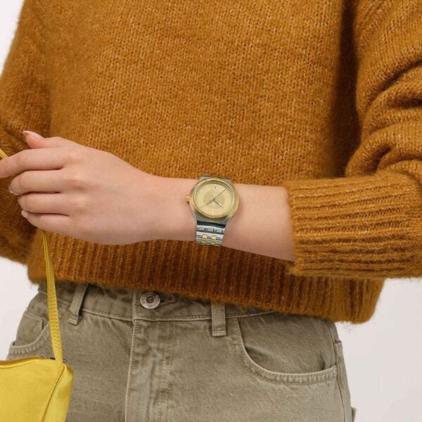 YIS437G Swatch Goldcloak Mechanism Erkek Kol Saati