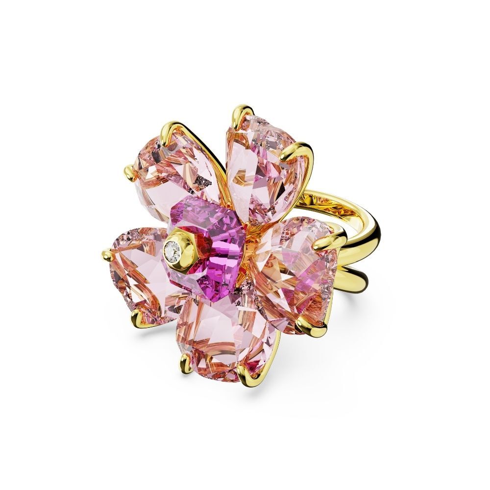 5650564 Swarovski Yüzük Florere:Ring Double Shank Pink/Gos 55 5650564