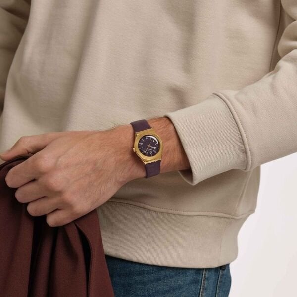 YLG413 Swatch Heart of Burgundy Bayan Kol Saati