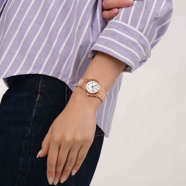 YLG414G Swatch Essence of Rose Erkek Kol Saati