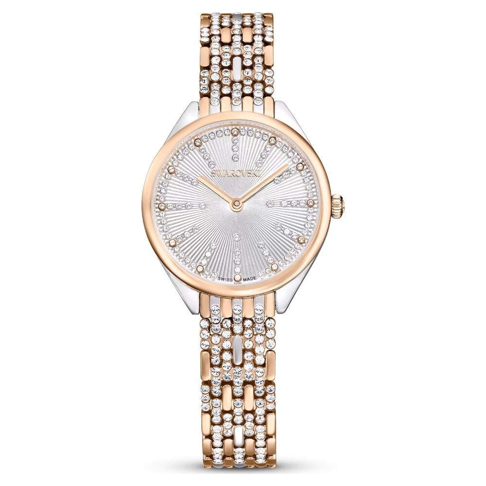 5649987 Swarovski Kol Saati Attract:Pave Rog/White/Sts 5649987