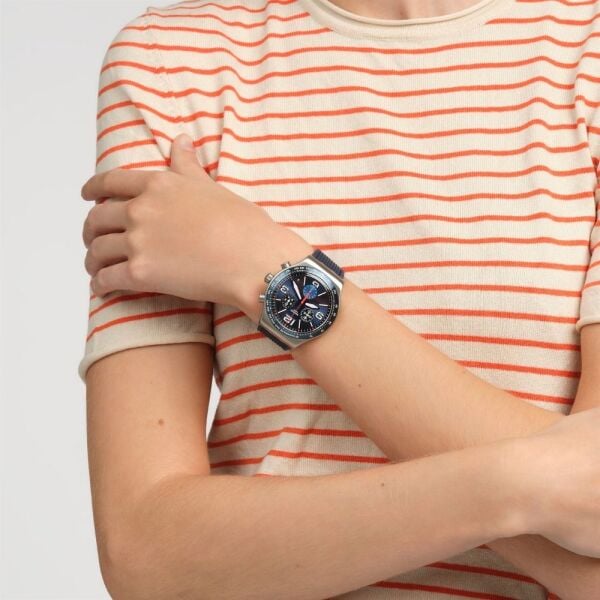 YVS454 Swatch Blue Grıd Erkek Kol Saati