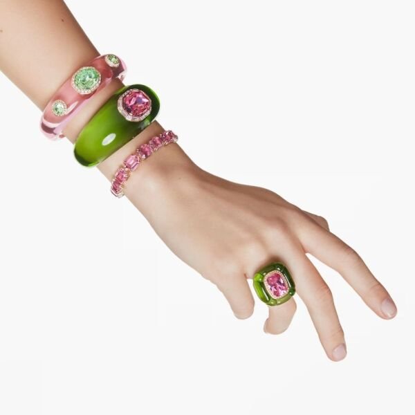 5714381 Swarovski Bilezik Dulcıs:Cuff Gre/Pınk/Gos M 5714381