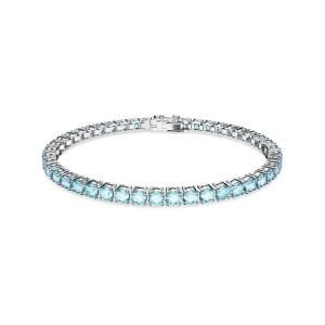 5648928 Swarovski Bilezik Matrix:Bracelet M Aqua/Rhs M 5648928