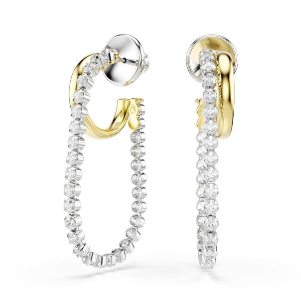 5749366 Swarovski Küpe Hyperbola:Pe Hoop Whı/Mıx