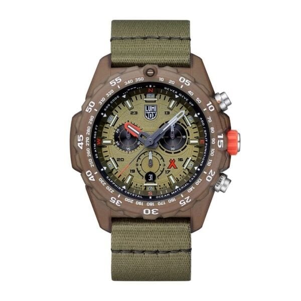 LUMINOX XB.3757.ECO BEAR GRYLLS SURVIVAL ECO MASTER (İsviçre Üretimi Ronda 5030.D Mekanizmalı) Erkek Kol Saati