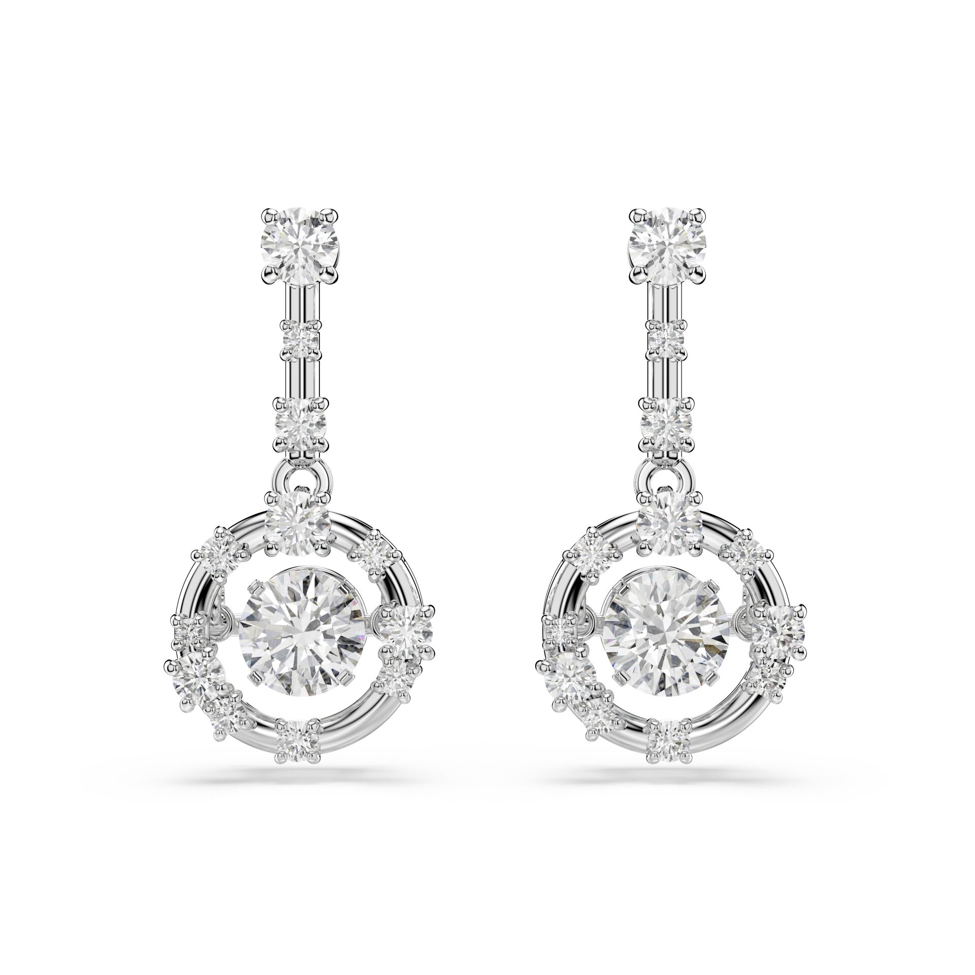 5738194 Swarovski Küpe Constella: Bars Pe Whı/Rhs
