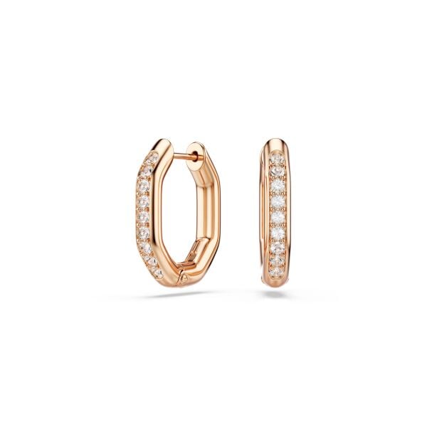 5743798 Swarovski Küpe Dextera:Pe Mn Hoop Whı/Ros