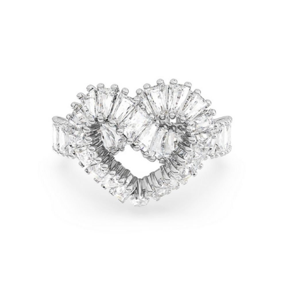 5648293 Swarovski Yüzük Matrix:Ring Hrt Woven Whi/Rhs 60 5648293