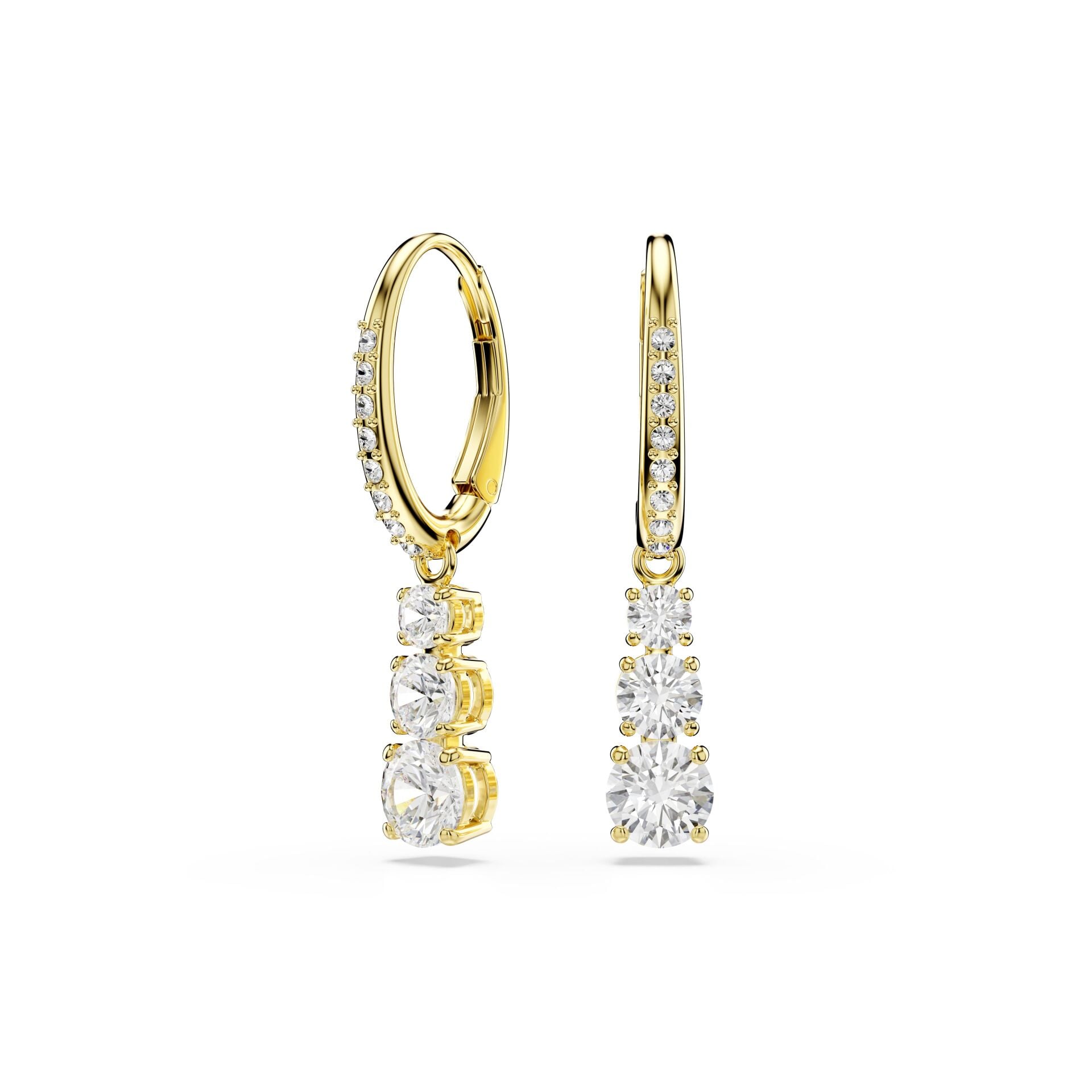 5723300 Swarovski Küpe Stılla:Pe Attract Trılogy Whıte/Gos