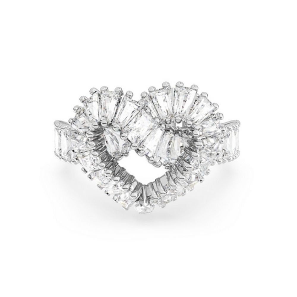 5648292 Swarovski Yüzük Matrix:Ring Hrt Woven Whi/Rhs 58 5648292
