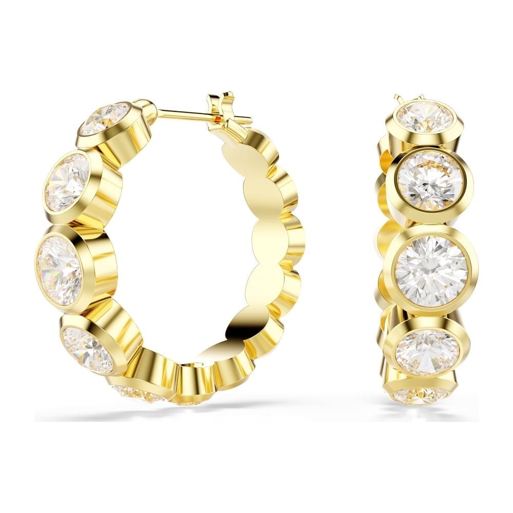 5711483 Swarovski Küpe Imber:Pe Mn Hoop Whıte/Gos 5711483