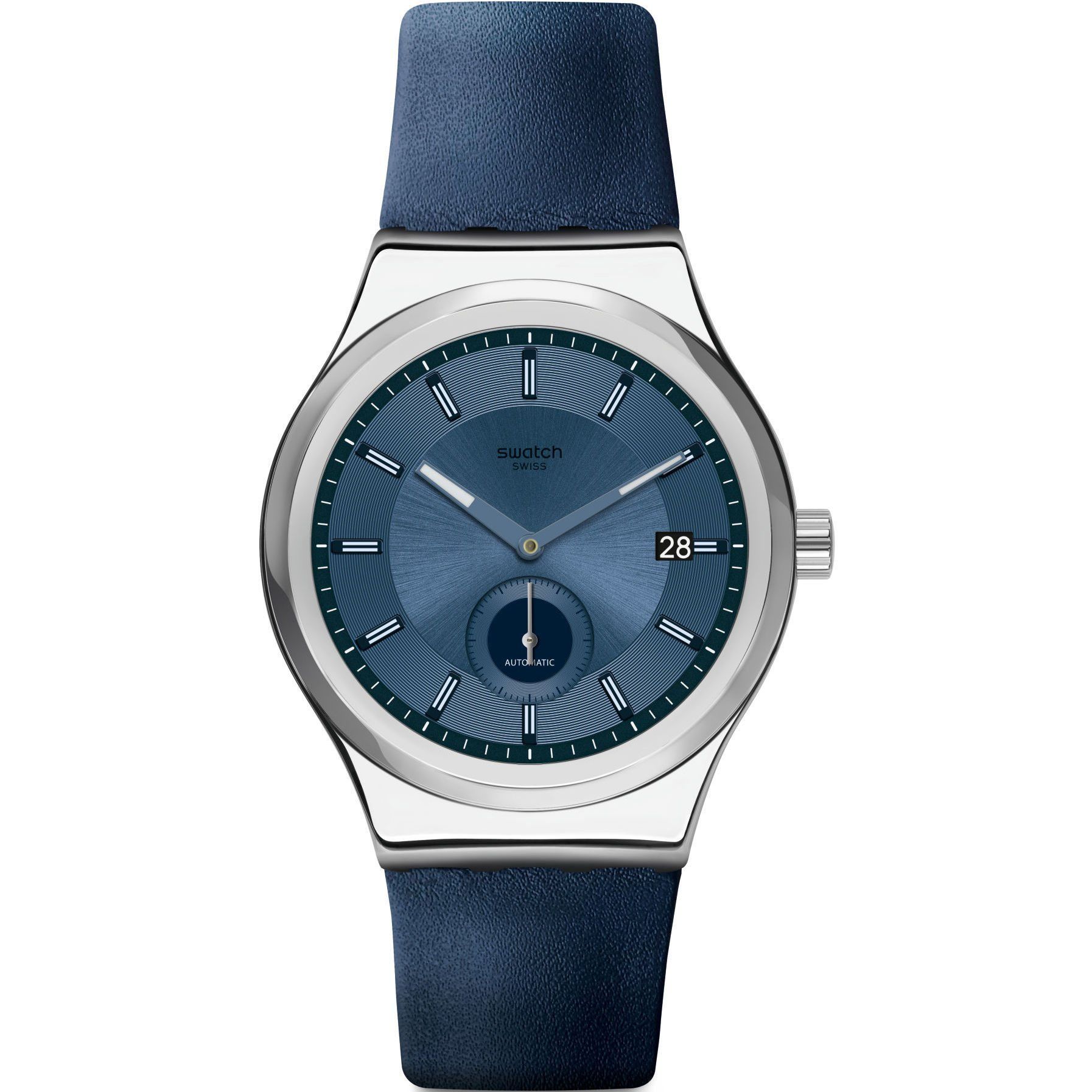 SY23S403 Swatch Sistem 51 Petite Seconde Blue Erkek Kol Saati