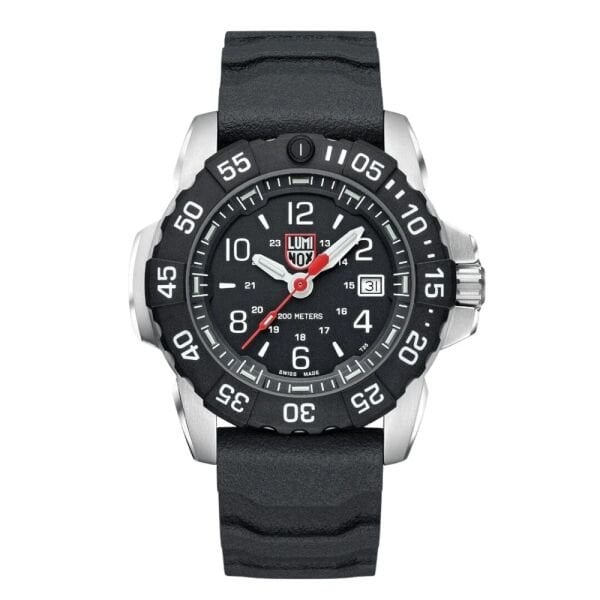 LUMINOX XS.3251.CB NAVY SEAL RUBBER - STEEL - CARBONOX™ (RSC) - (İsviçre Üretimi Ronda 715 Mekanizmalı) Erkek Kol Saati