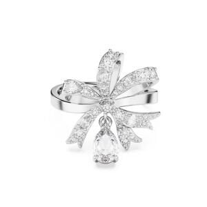 5647722 Swarovski Yüzük Volta:Ring S Bow Whi/Rhs 58 5647722