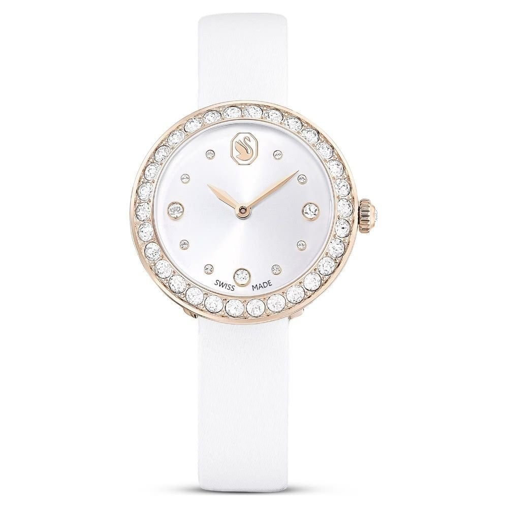 5710103 Swarovski Kol Saati Matrıx Tennıs:Ls Wht/Wht/Pcg 5710103