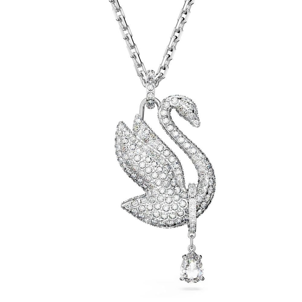 5647546 Swarovski Kolye iconic Swan:Pend Long Pendant Whi/Rhs 5647546
