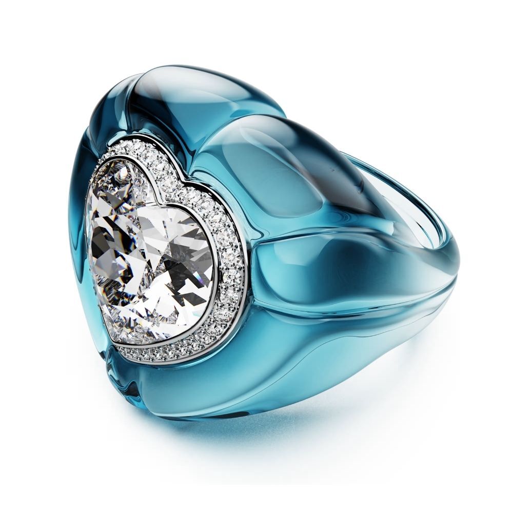 5709963 Swarovski Yüzük Dulcıs:Rıng Blu/Cry/Rhs 52 5709963