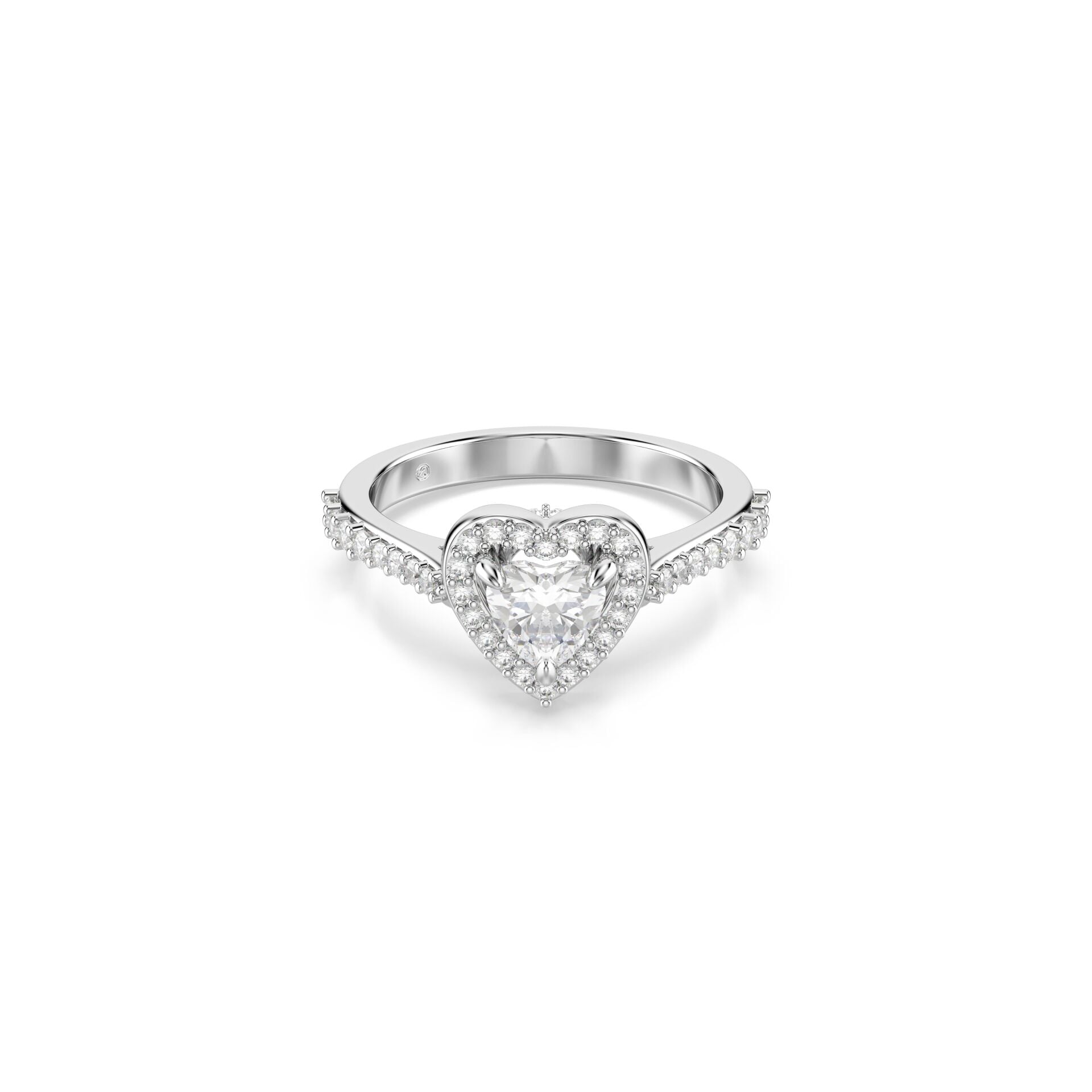 5744045 Swarovski Yüzük Una:Rıng Hrt Whıte/Rhs 58