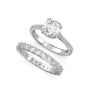 5649214 Swarovski Yüzük Constella:Set Rıngs Whı/Rhs 60 5649214