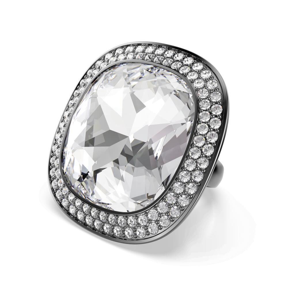 5760118 Swarovski Yüzük Una:Rıng Xl Cushıon Lıght Cry/Bru 55-60