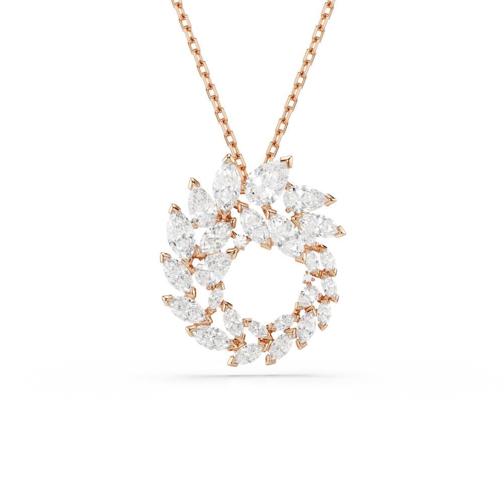 5764188 Swarovski Kolye Mesmera:Pend Cırcular Whıte/Ros