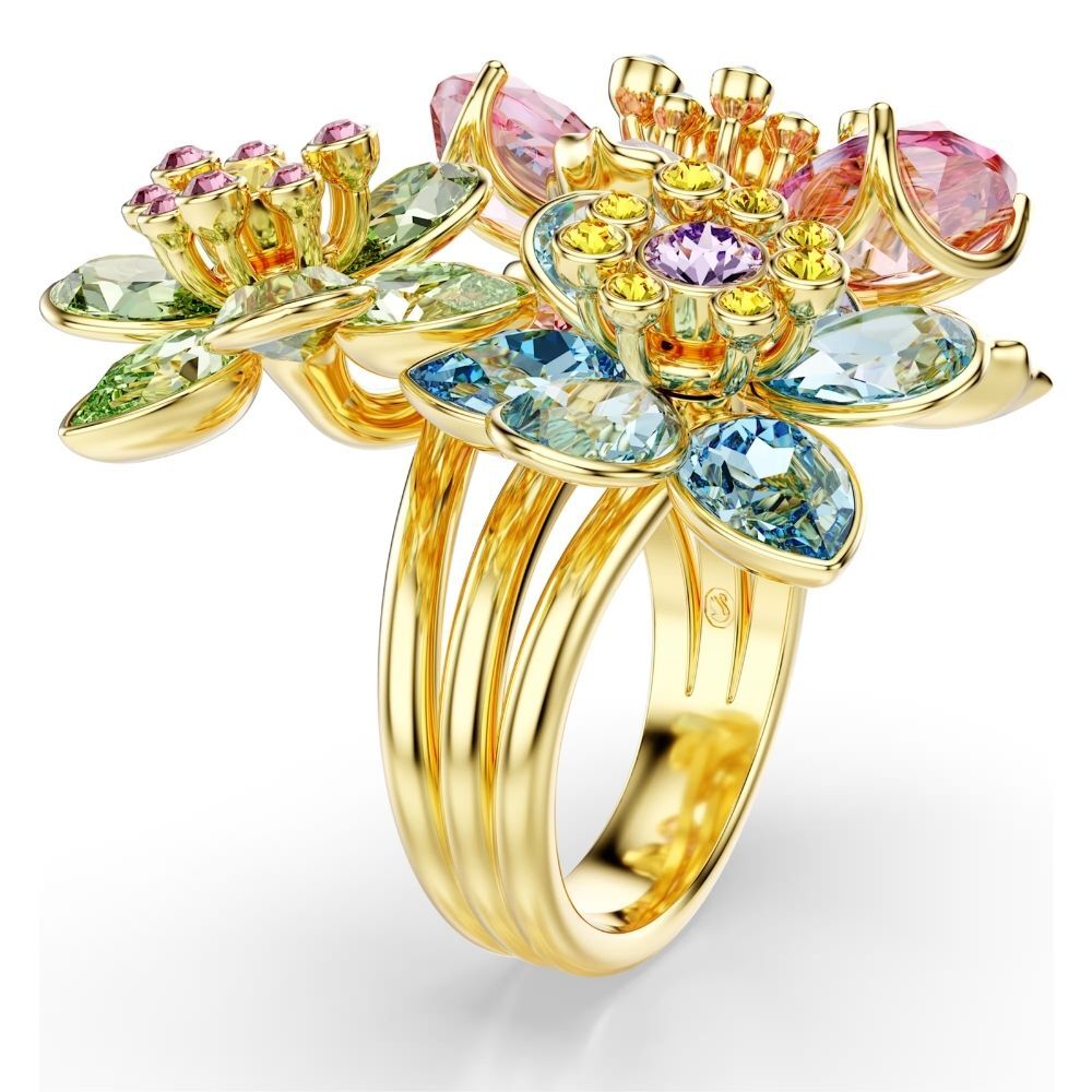 5709027 Swarovski Yüzük Idyllıa:Rıng Trıple Mul/Gos 55 5709027