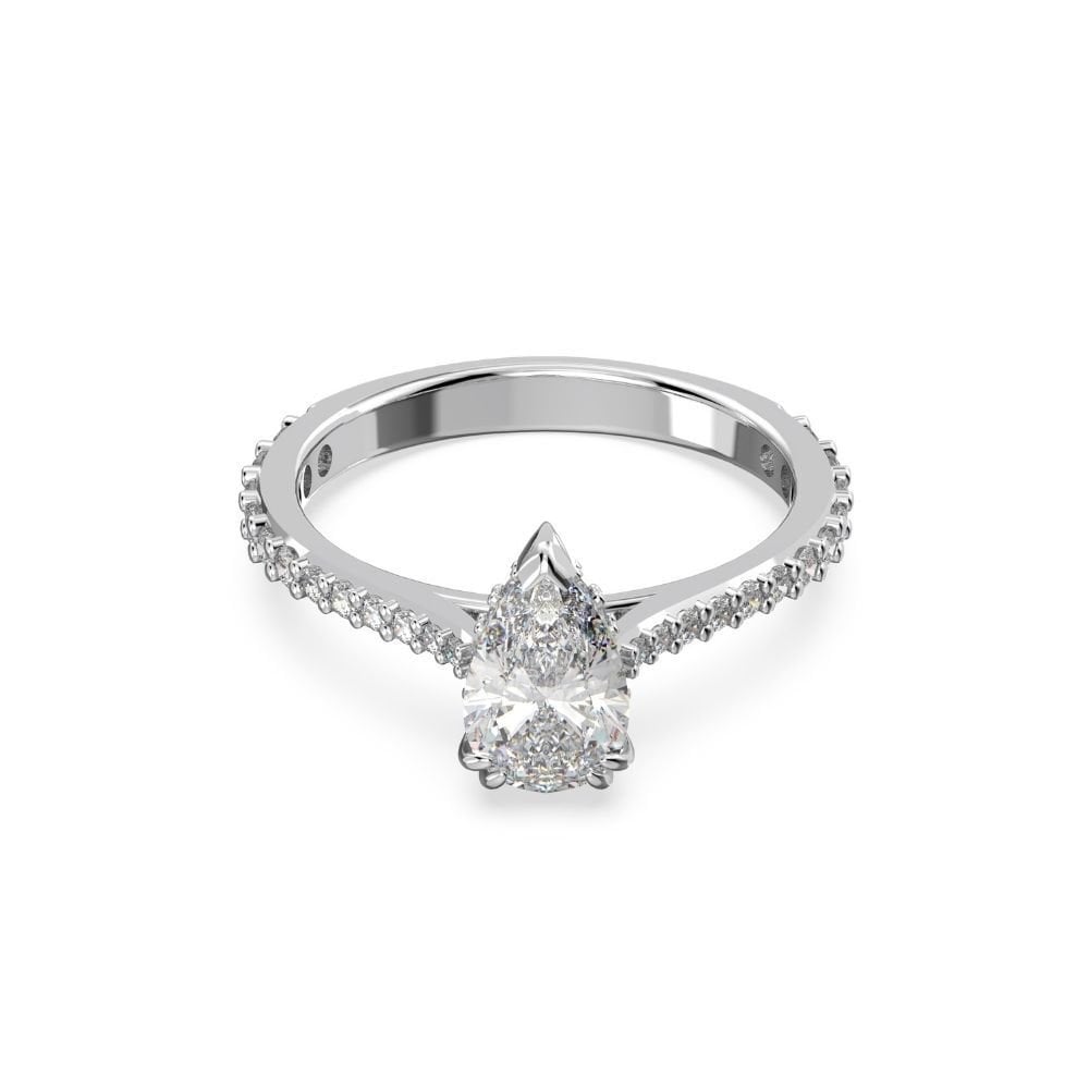 5642632 Swarovski Yüzük Thebasıcs:Rıng Pear Whıte/Rhs 58 5642632