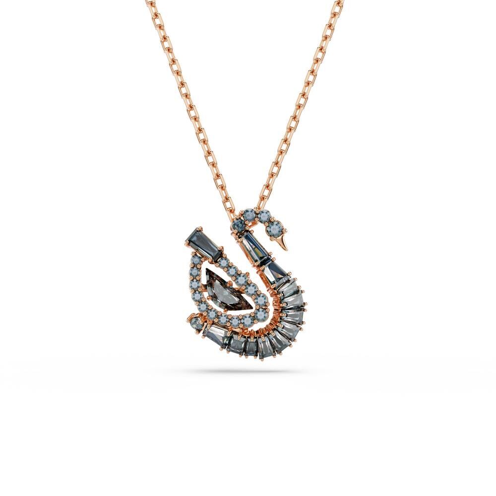 5764882 Swarovski Kolye Swan:Pend Gry/Ros