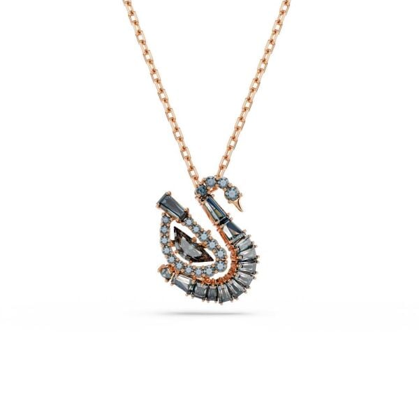 5764882 Swarovski Kolye Swan:Pend Gry/Ros