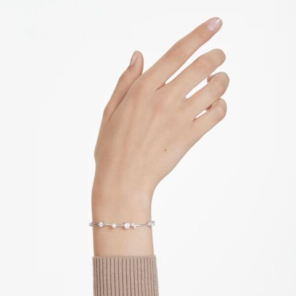 5707511 Swarovski Bilezik Constella:Bracelet Pearl Whı/Rhs M 5707511