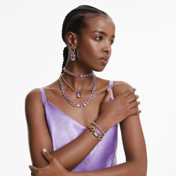5707199 Swarovski Bilezik Matrıx:Bracelet Baguette Pur/Rhs M 5707199