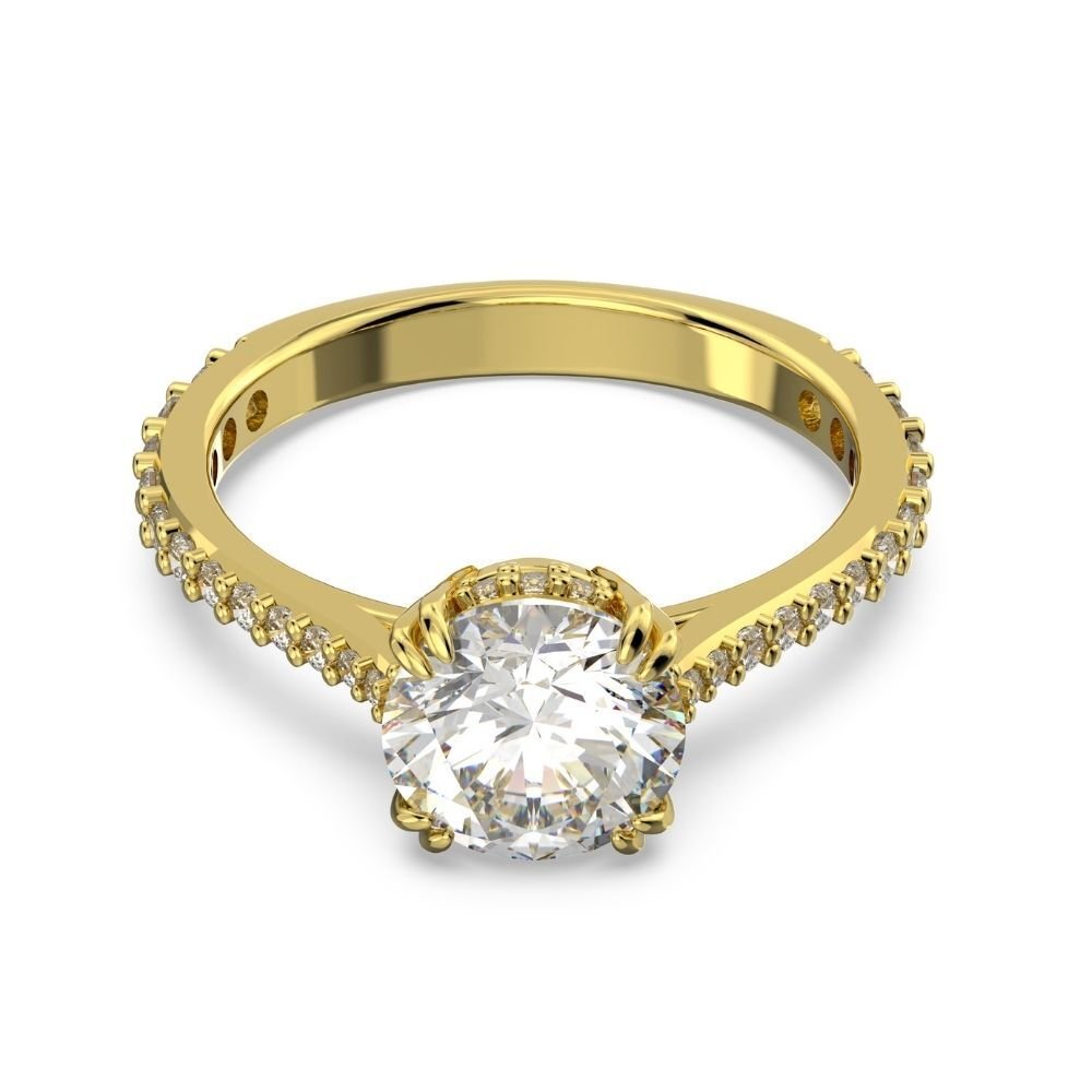 5642617 Swarovski Yüzük Constella:Rıng Rnd M Whıte/Gos 52 5642617
